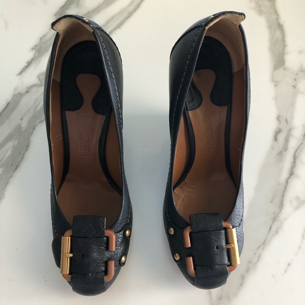 Chloe wedge shoes